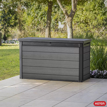 Keter Cortina 757L Plastic Storage Box – Grey