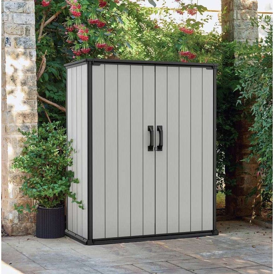 Keter Premier tall Grey 1400L Garden storage 4×2 ft 1704mm 1400mm