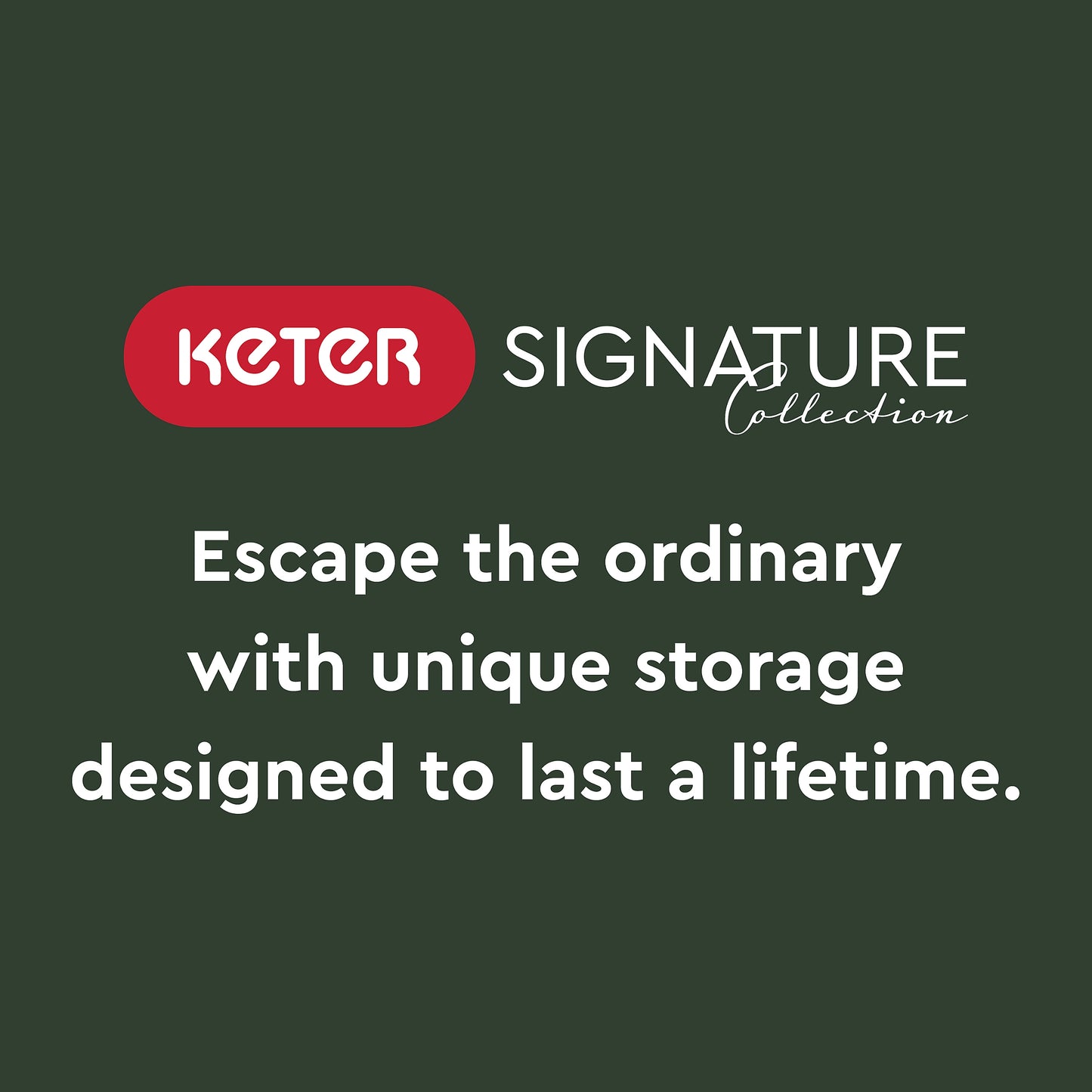 Keter Signature Decocoat Walnut 2020L Pent Garden storage 6×3 ft 1325mm 1905mm