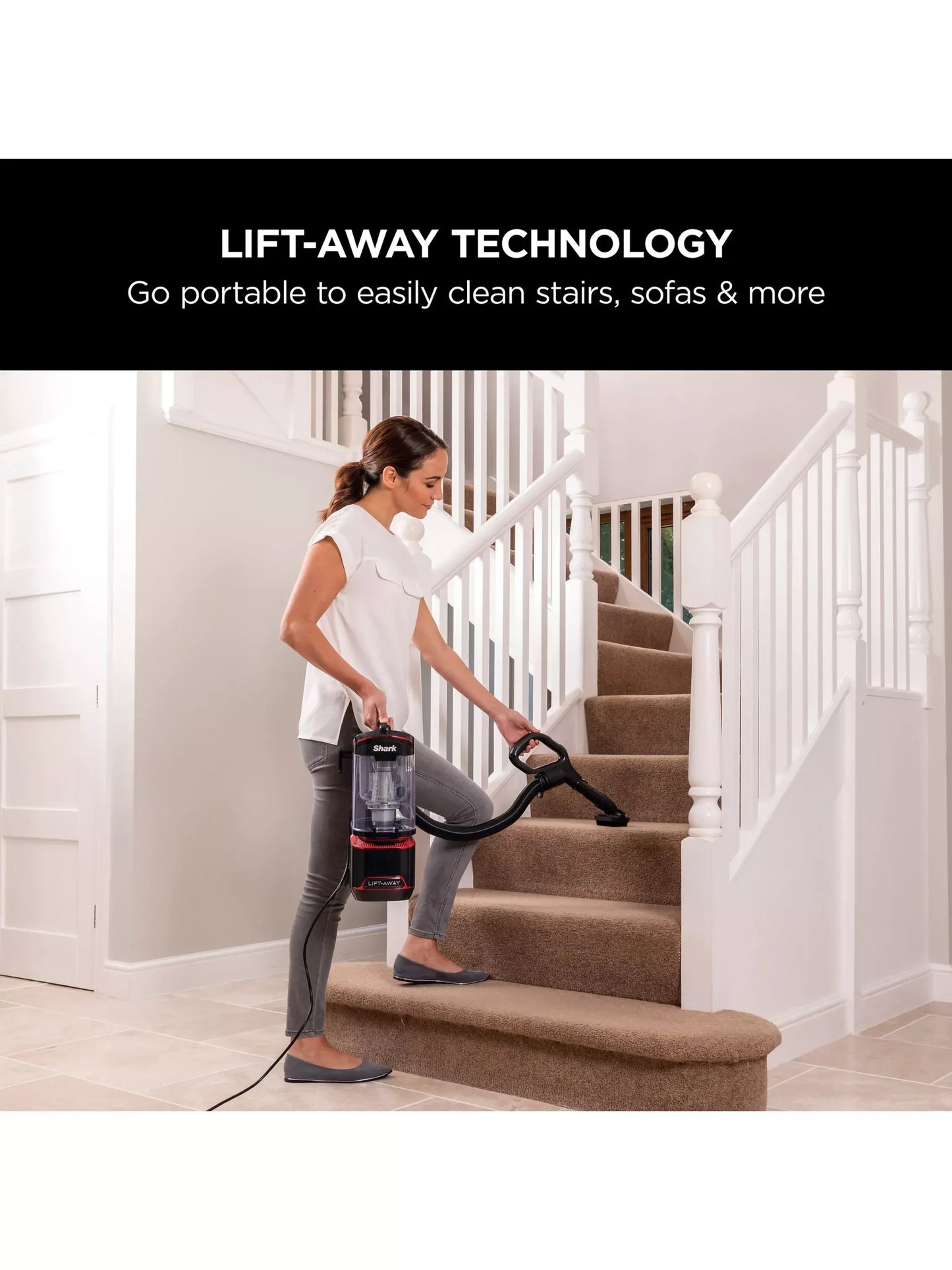 Lift-Away NV602UKT Upright Vacuum Cleaner with TruePet, Red