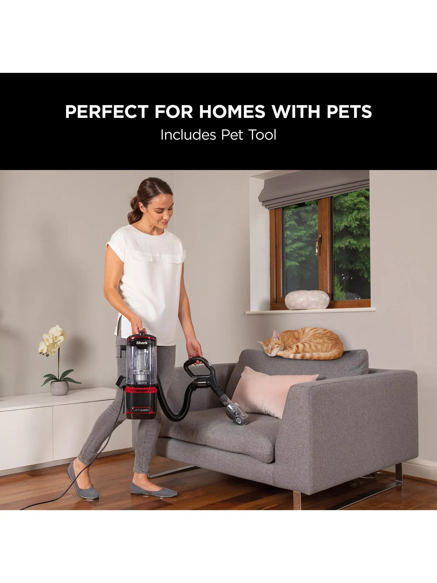 Lift-Away NV602UKT Upright Vacuum Cleaner with TruePet, Red