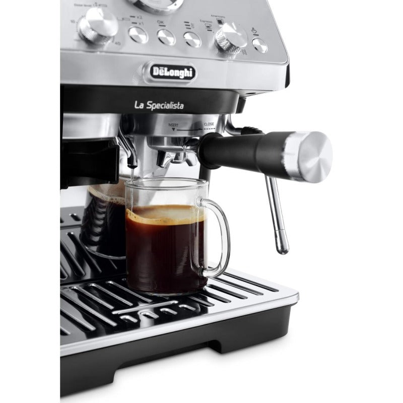 DeLonghi La Specialista Arte Compact Manual Bean to Cup Espresso Coffee Machine EC9155-MB