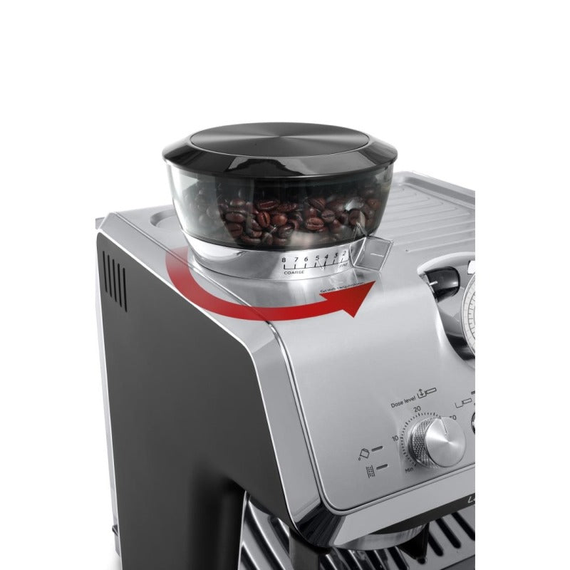 DeLonghi La Specialista Arte Compact Manual Bean to Cup Espresso Coffee Machine EC9155-MB