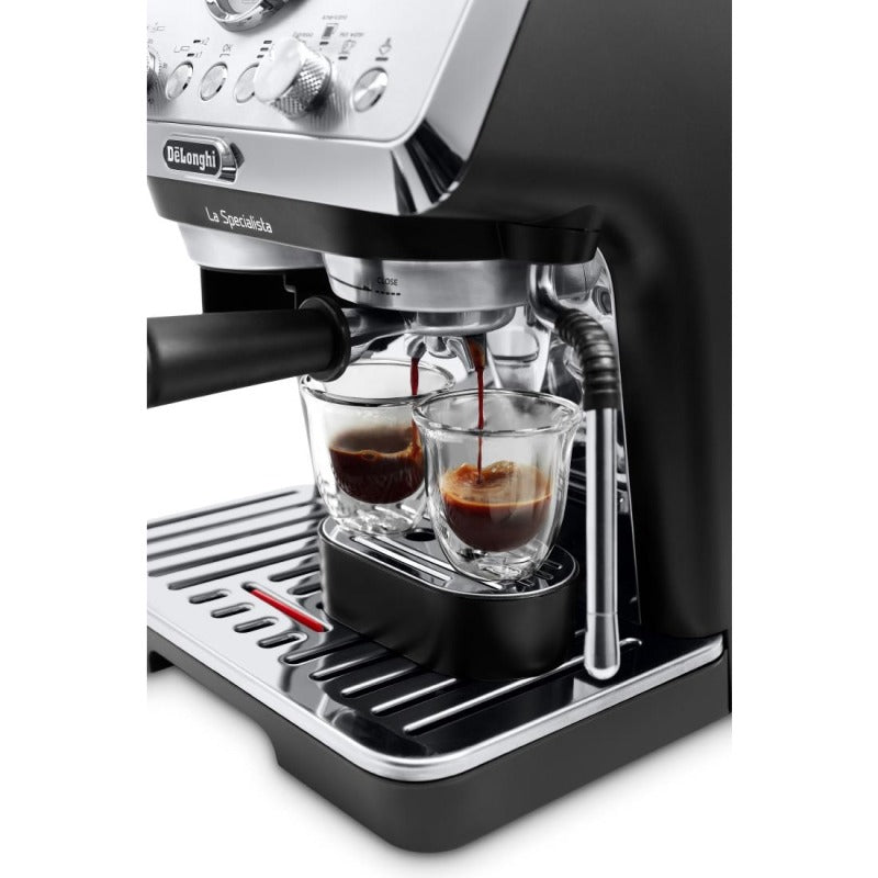 DeLonghi La Specialista Arte Compact Manual Bean to Cup Espresso Coffee Machine EC9155-MB